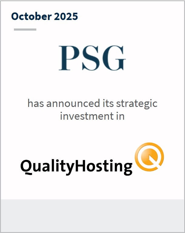 October 2025 PSG has announced its strategic investment in QualityHosting