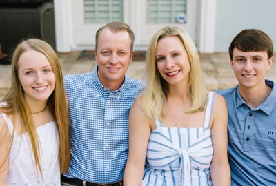 Joe Weaver and his family